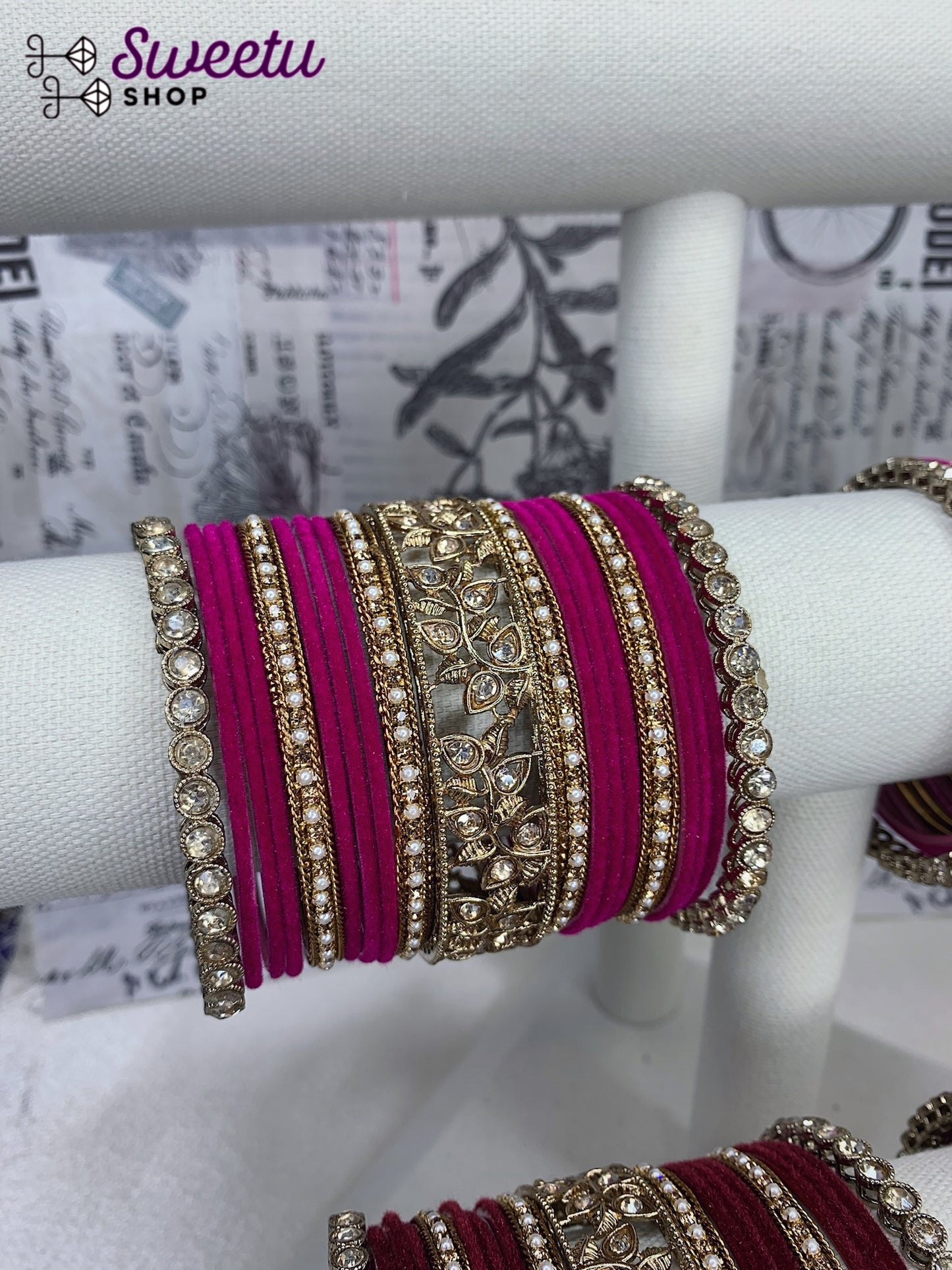 Flower Print Bangle