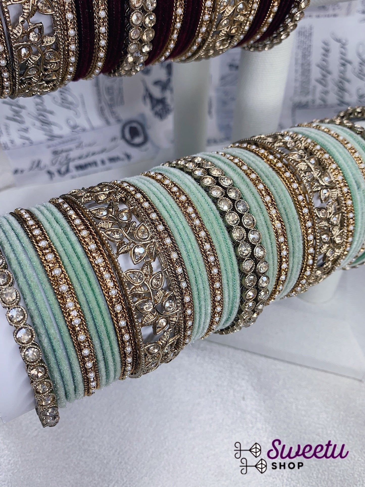 Flower Print Bangle