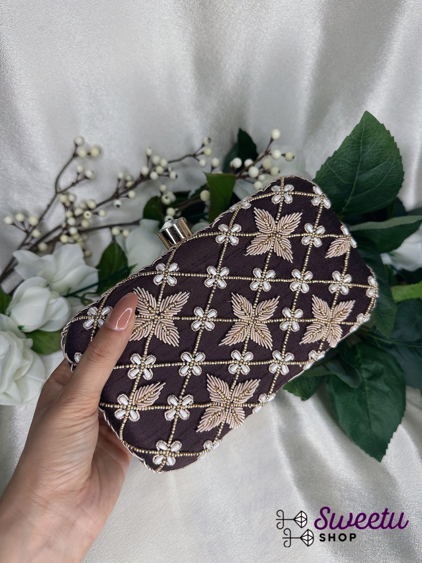 Embroidered Purse