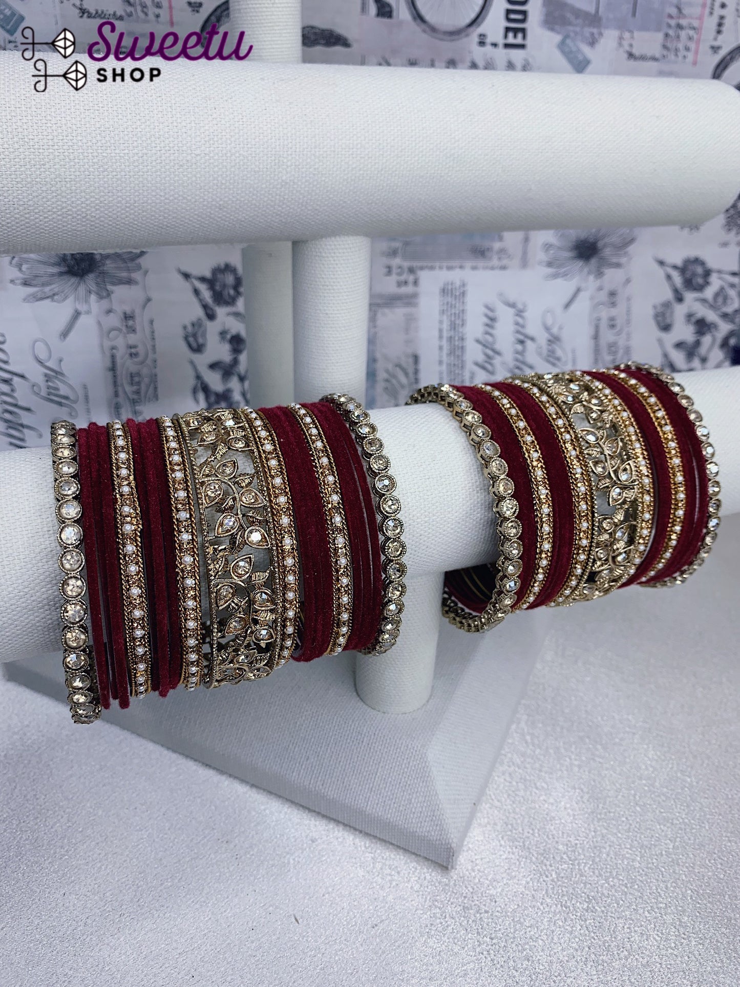 Flower Print Bangle