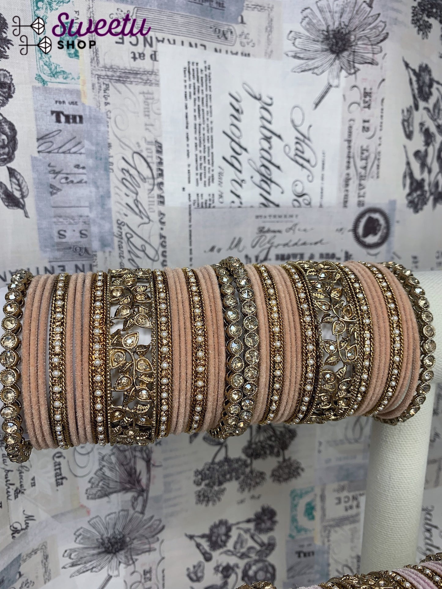 Flower Print Bangle