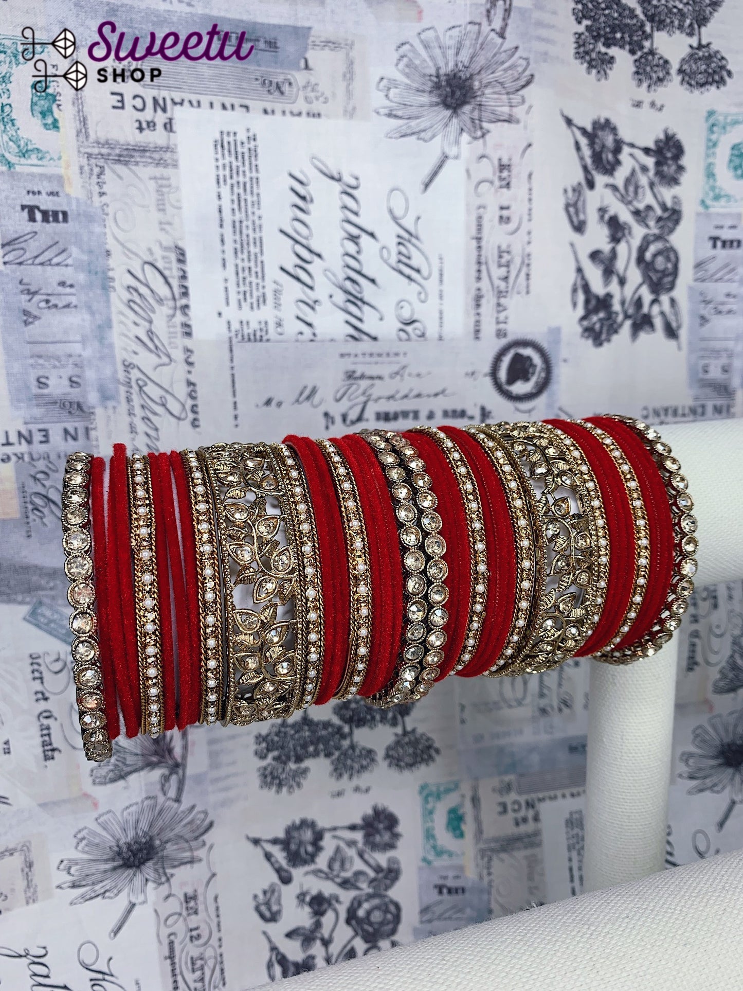 Flower Print Bangle