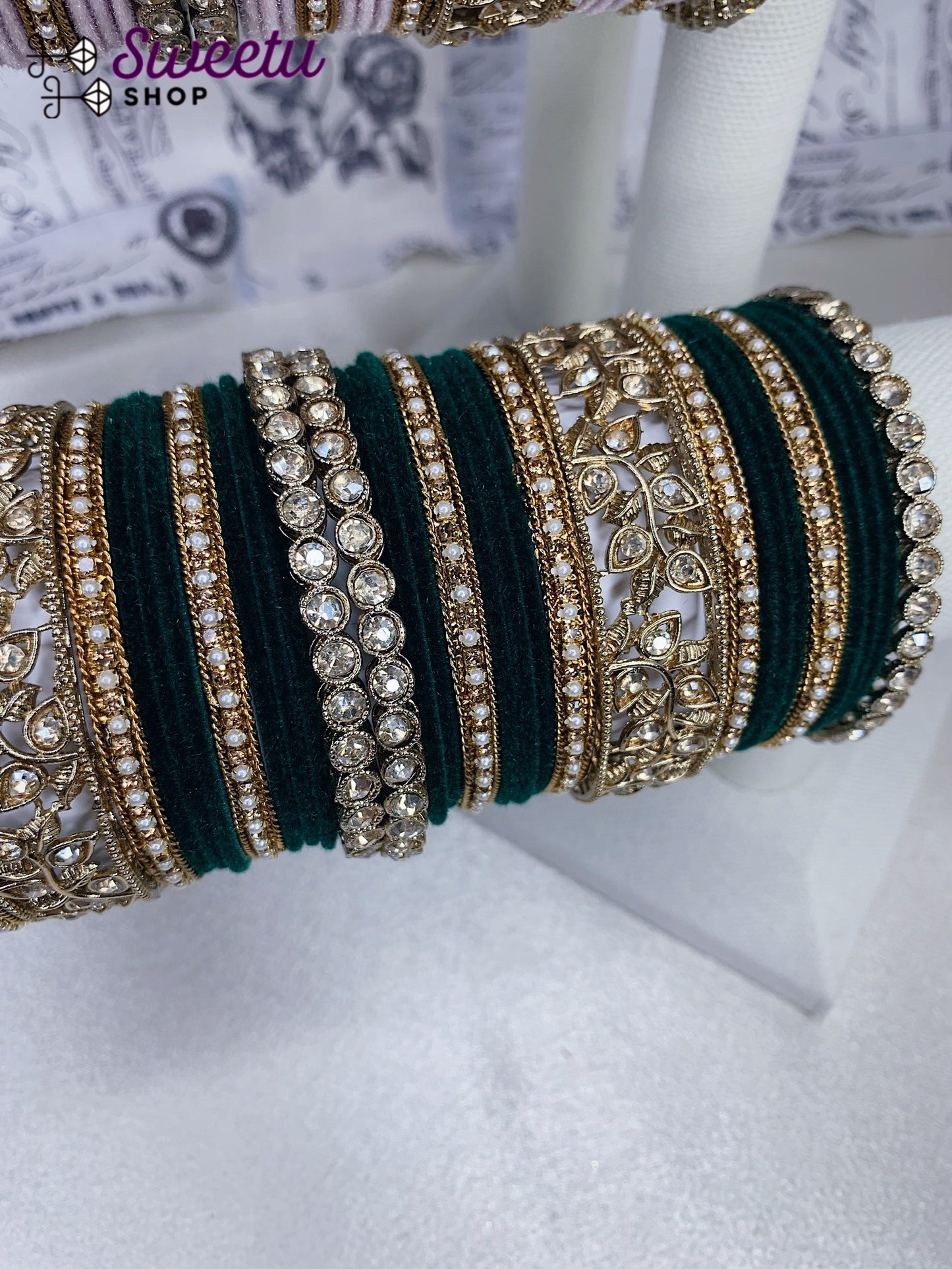 Flower Print Bangle
