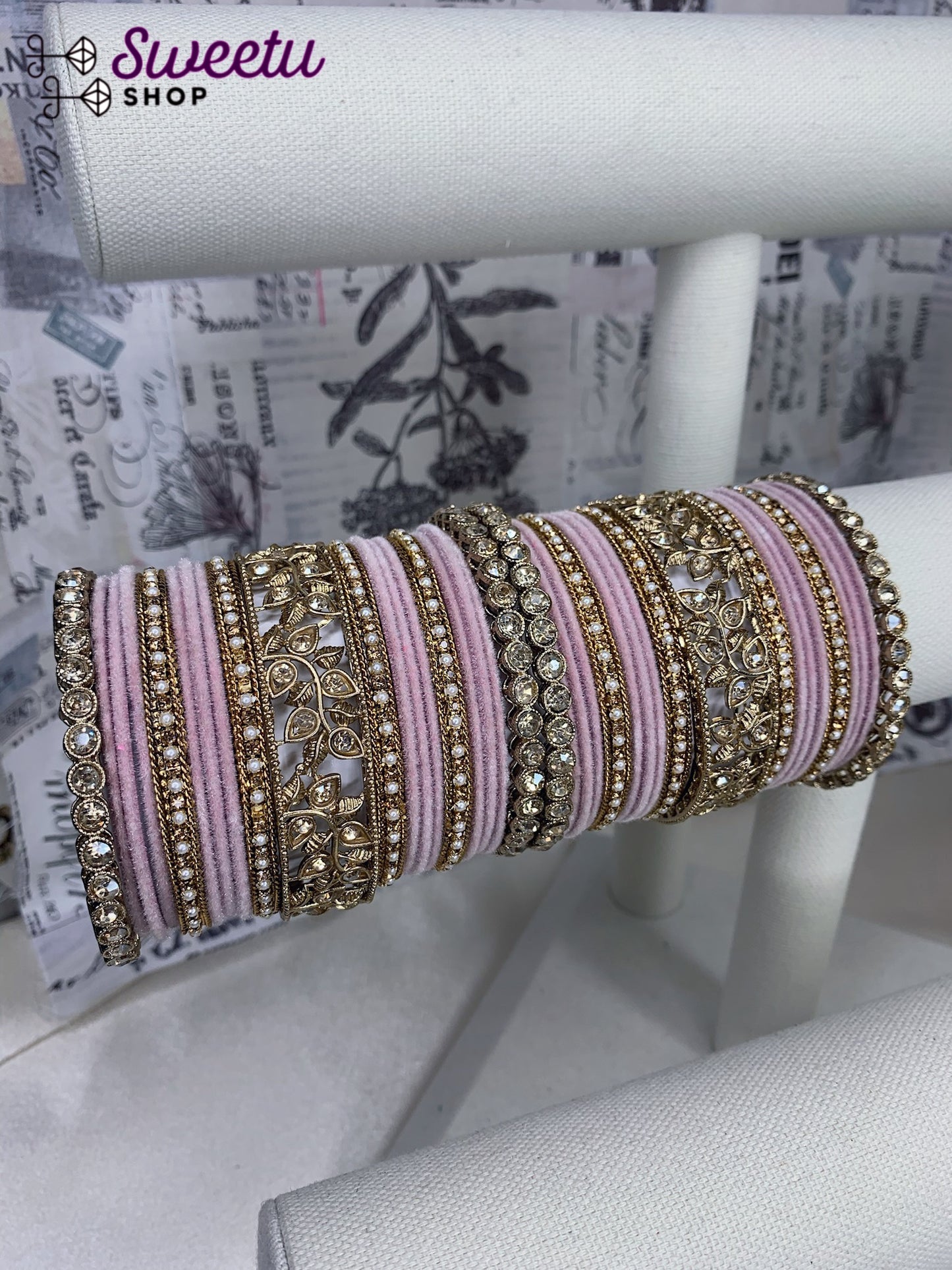 Flower Print Bangle