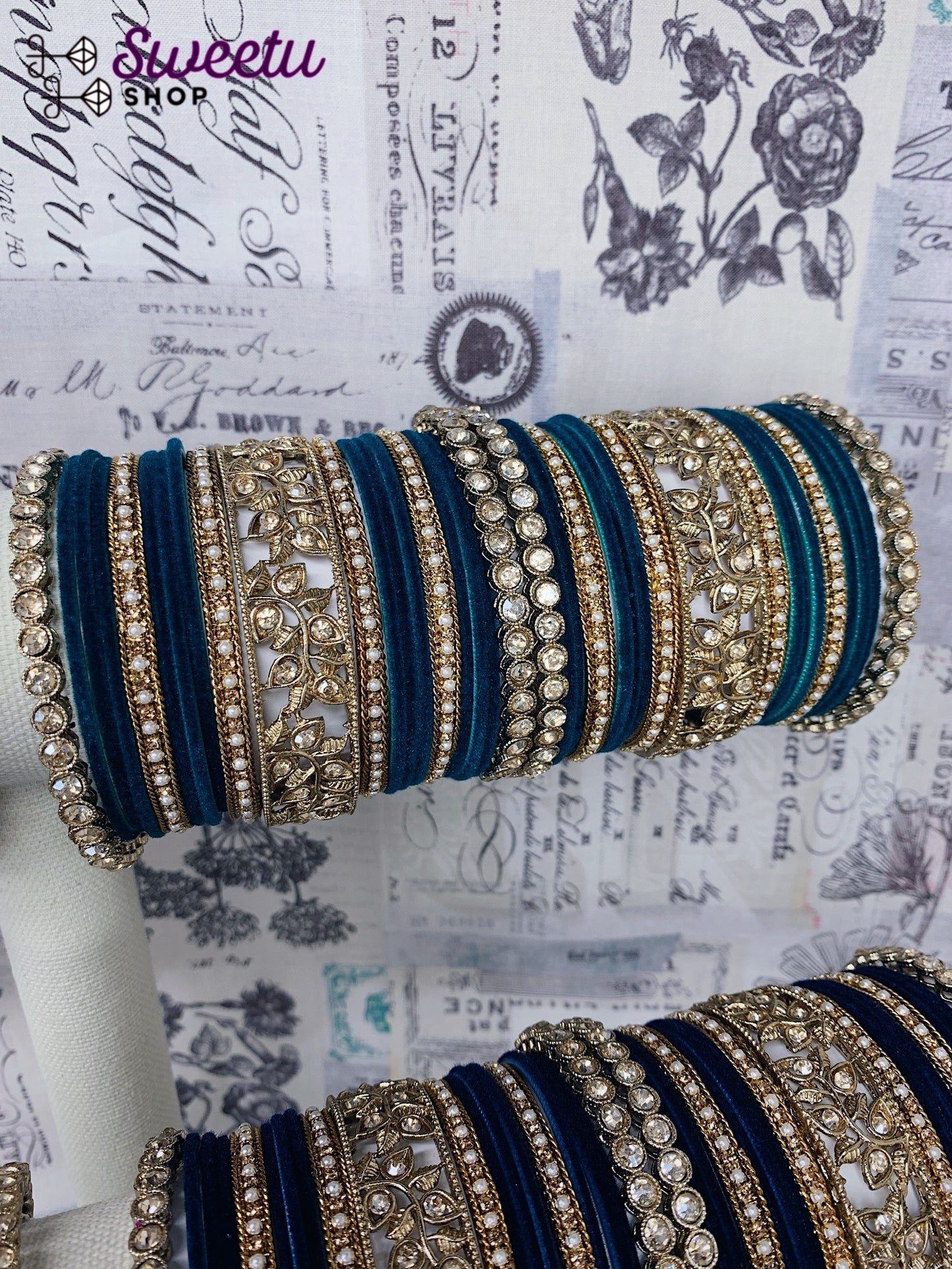 Flower Print Bangle