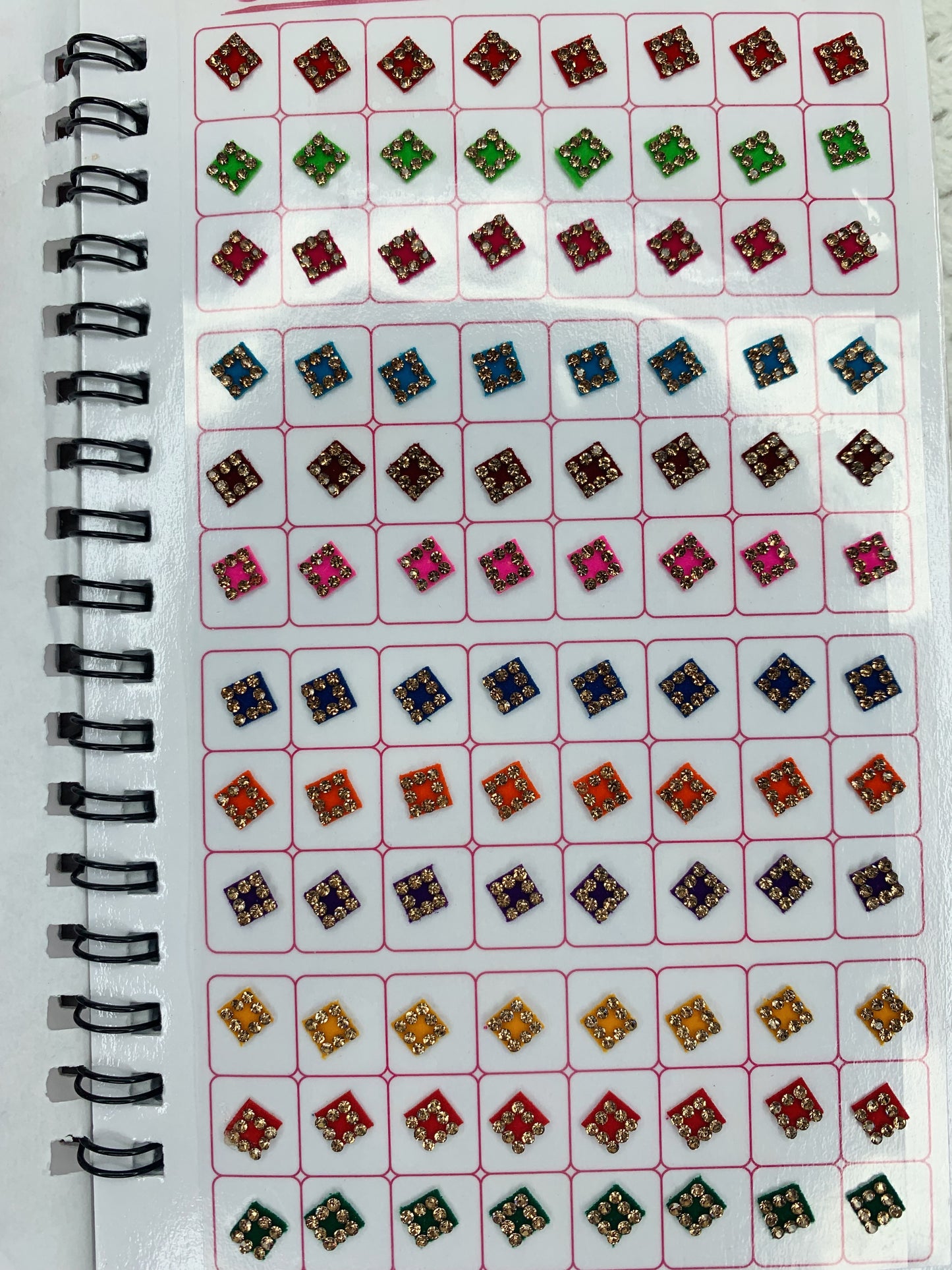 Different Shape Bindi Book