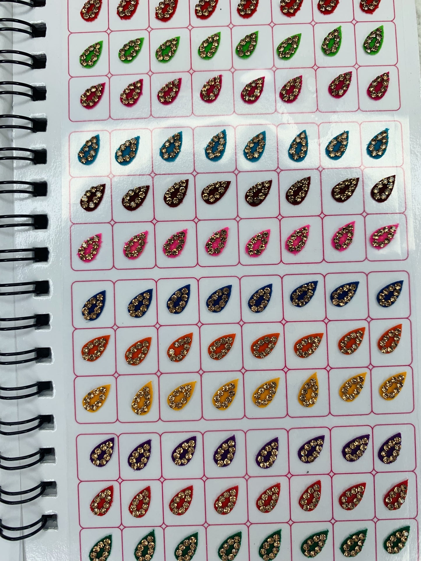 Different Shape Bindi Book