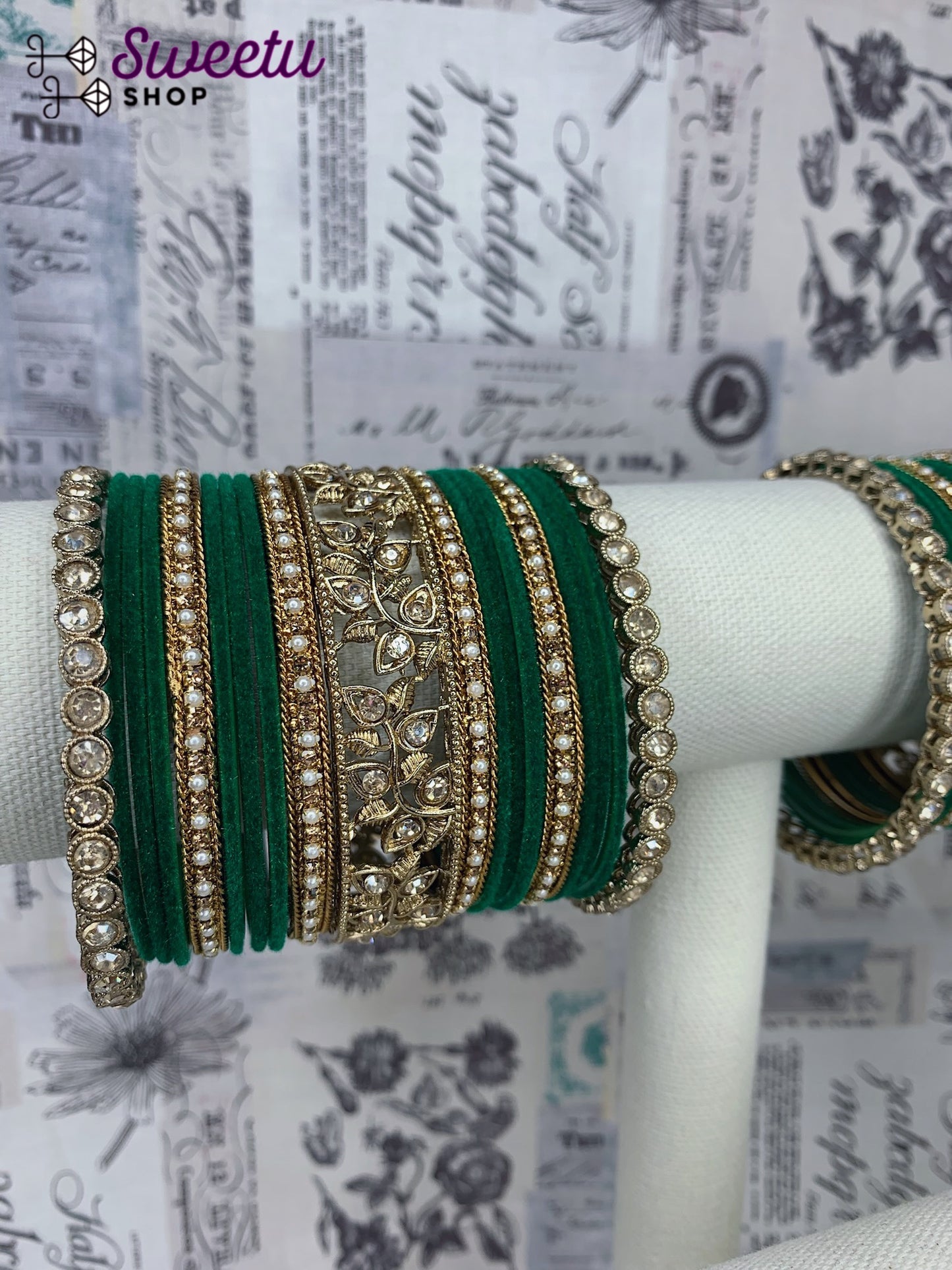 Flower Print Bangle