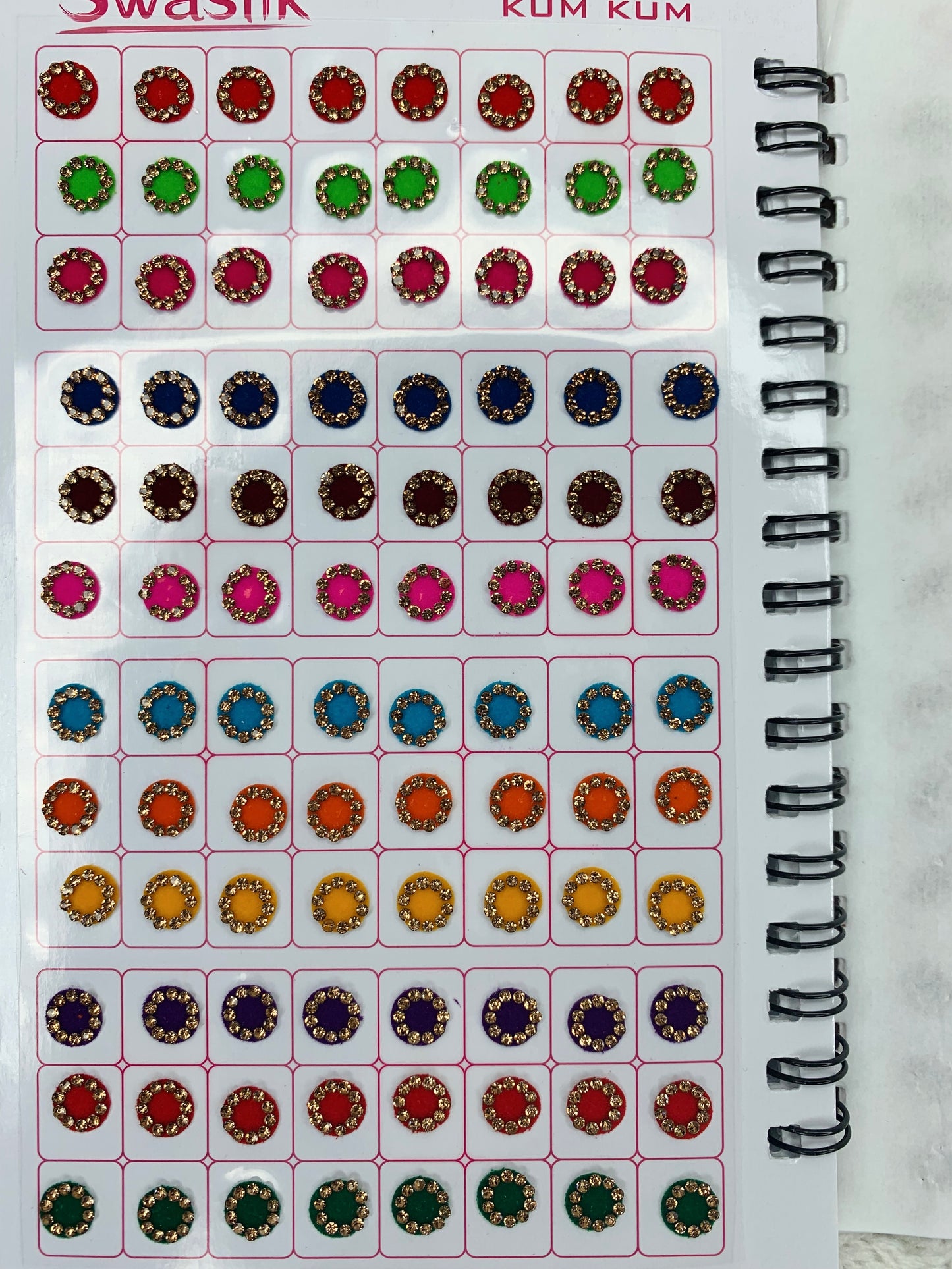 Different Shape Bindi Book