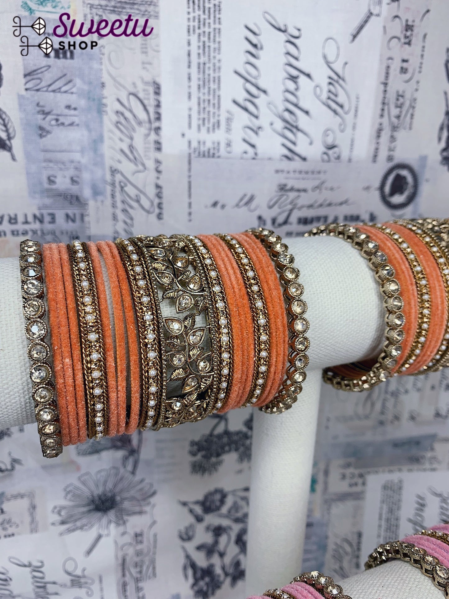 Flower Print Bangle