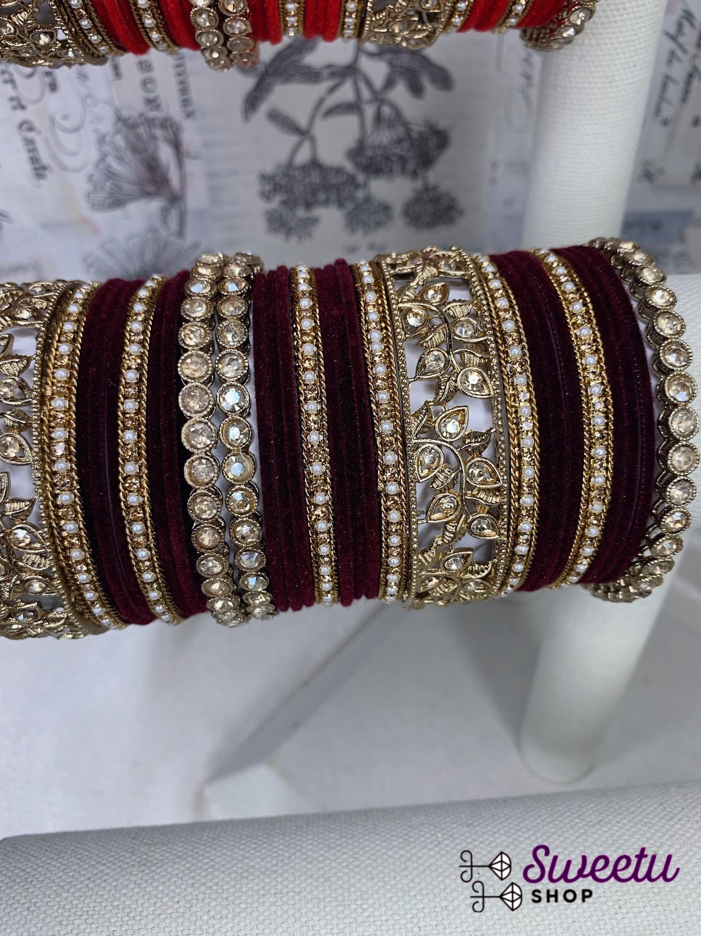 Flower Print Bangle
